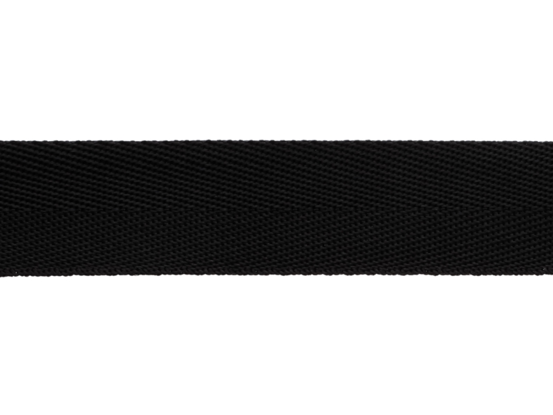 Fischgrätmuster  Einfassband 25 mm/0,72 mm (580) Schwarz