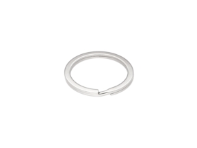 Kółko metalowe 25/2,7 mm nikiel spiralne