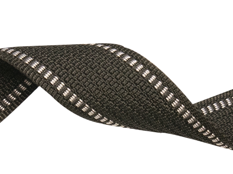 Two-colour backing tape 30 mm / 1.6 mm black (580)