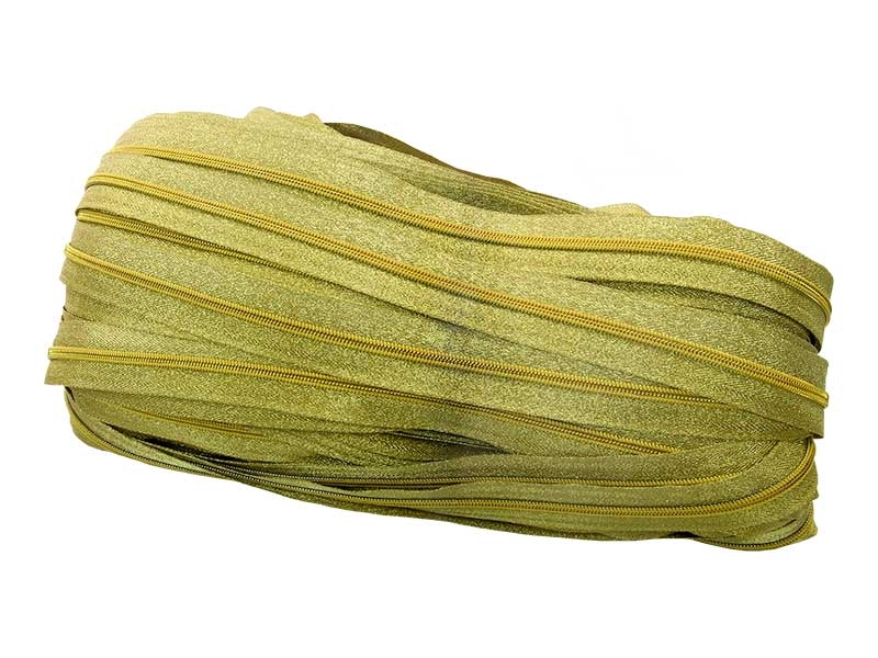 SPIRALREIßVERSCHLUSSBAND 5  GOLD 18 G/LM 200 MB