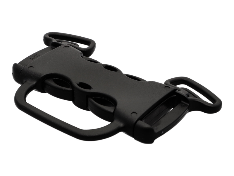 Klamra plastikowa podwójna 26 mm 5-way Tekla 2 czarna