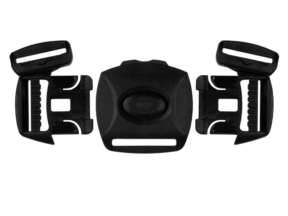 Klamra plastikowa podwójna 26 mm 5-way Tekla 7 czarna