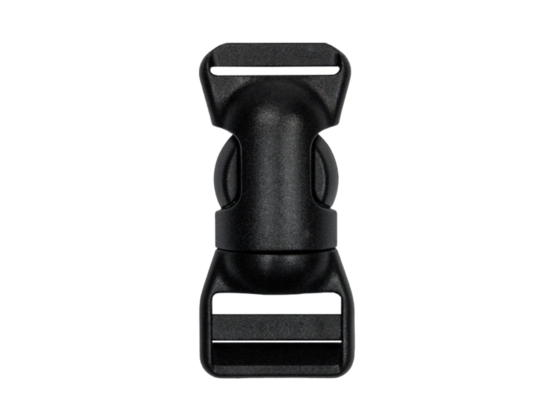 Plastic buckle 25 mm black 1 pcs