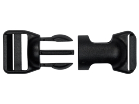 Klamra plastikowa 25x69 mm czarna