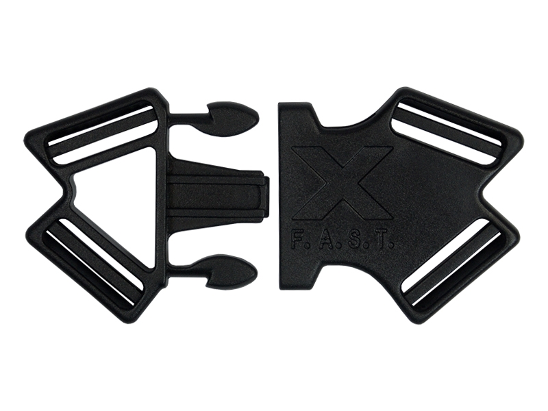 SCHNALLE AUS KUNSTSTOFF DOUBLE 26 MM 4-WAY TEKLA 5 SCHWARZ 1 ST.