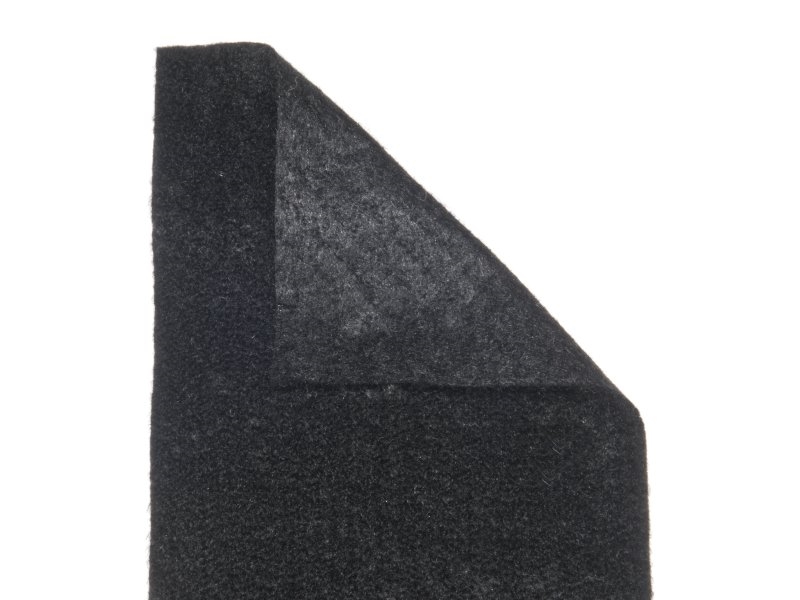 PES NONWOVEN FABRICS 200 BLACK 152 CM 70 MB