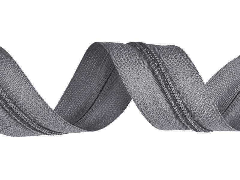 NYLON ZIPPER TAPE 5 (134) GREY  200 MB