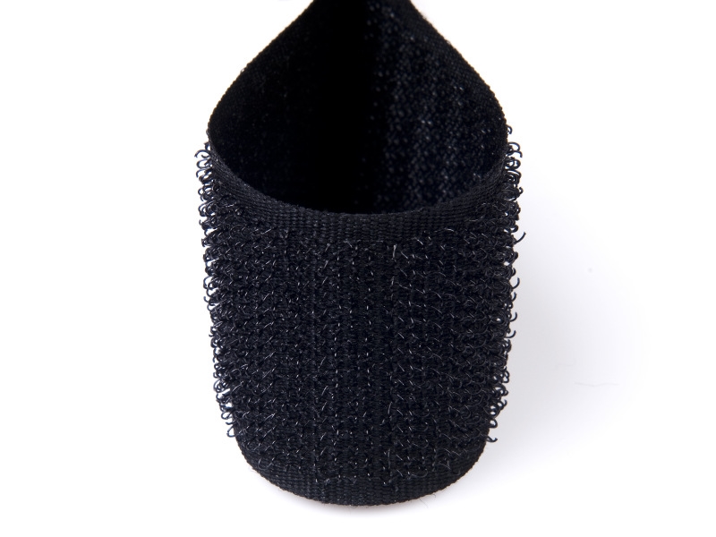 Klettverschlussband  schwarz 580 polyester/nylon haken 25 lm