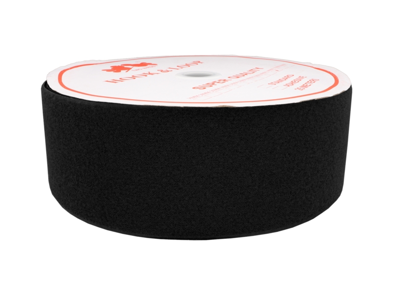 Hook and loop tape  black 580 polyester/nylon loop 25 mb
