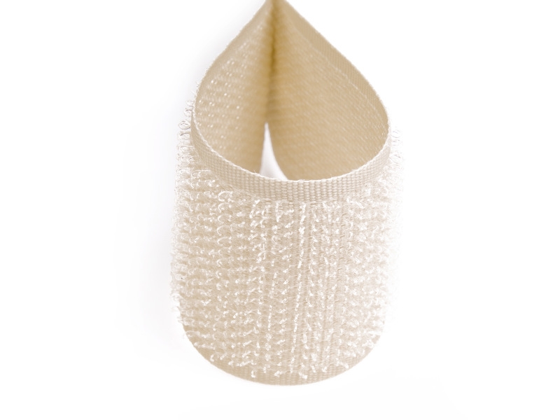Taśma rzep jasnobeżowa 031 pes/nylon haczyk