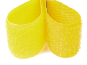 Velcro tape yellow 506 pes/nylon hook