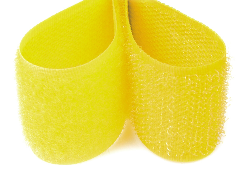 Klettband gelb 506 Pes/Nylonhaken