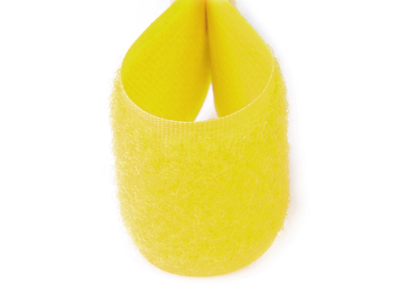 Klettband gelb 506 pes/nylon loop