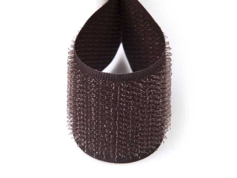 Taśma rzep brązowa 161 pes/nylon haczyk