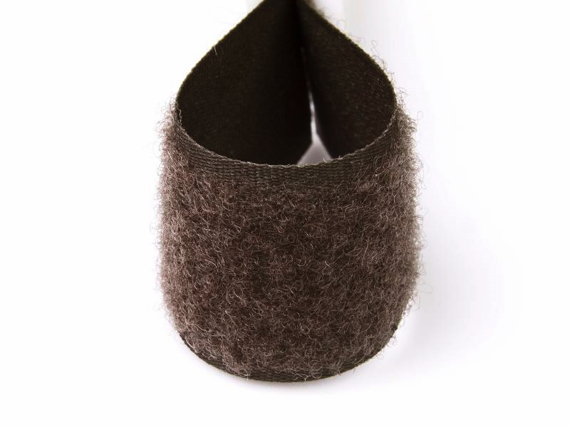 Taśma rzep brązowa 161 pes/nylon pętelka