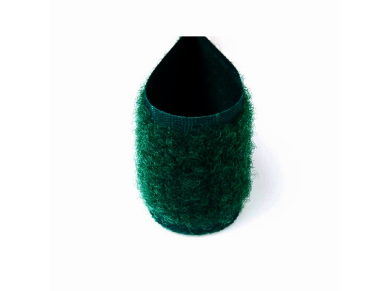 Klettverschlussband  dunkelgrün 153 polyester/nylon flausch 25 lm