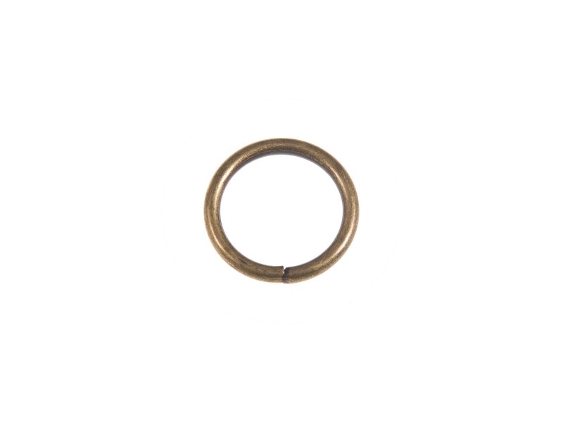 METAL RING 20/3 MM OLD  GOLD WIRE 100  PCS