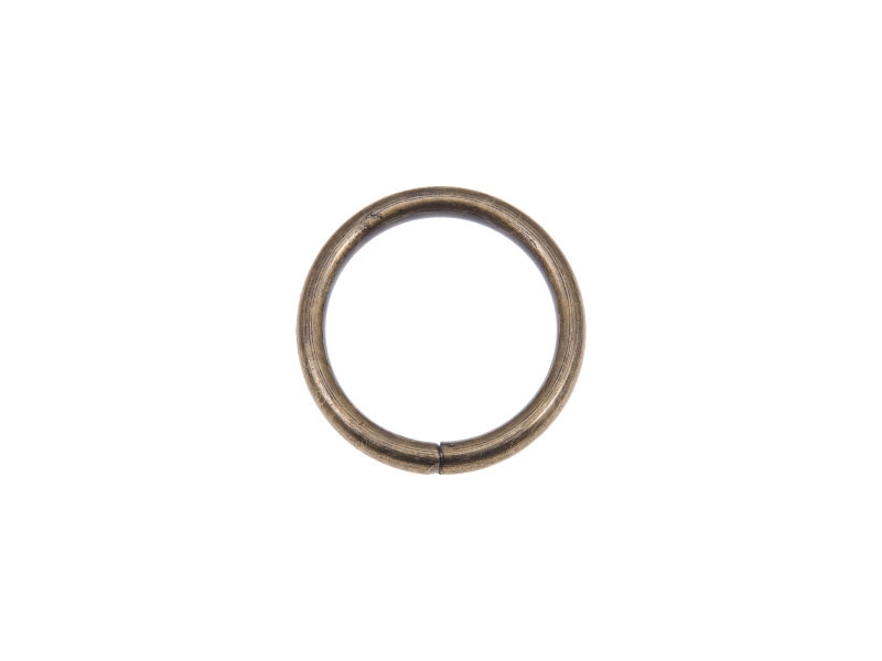 METAL RING 25/3,5 MM OLD GOLD WIRE 100   PCS