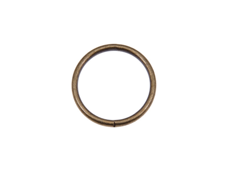 METALLRING 30/3 MM ALTGOLD DRAHT 100  ST.