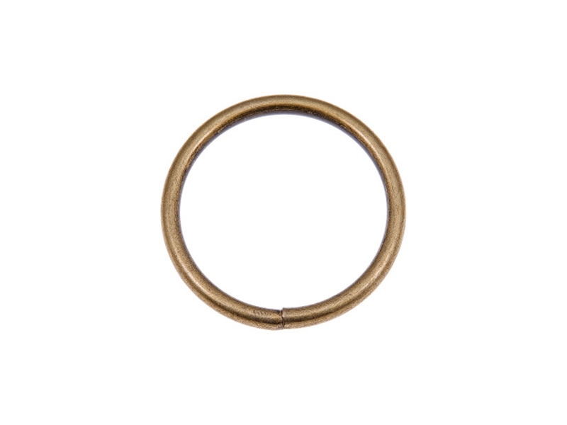 METALLRING 35/3,5 MM ALTGOLD DRAHT 100   ST.