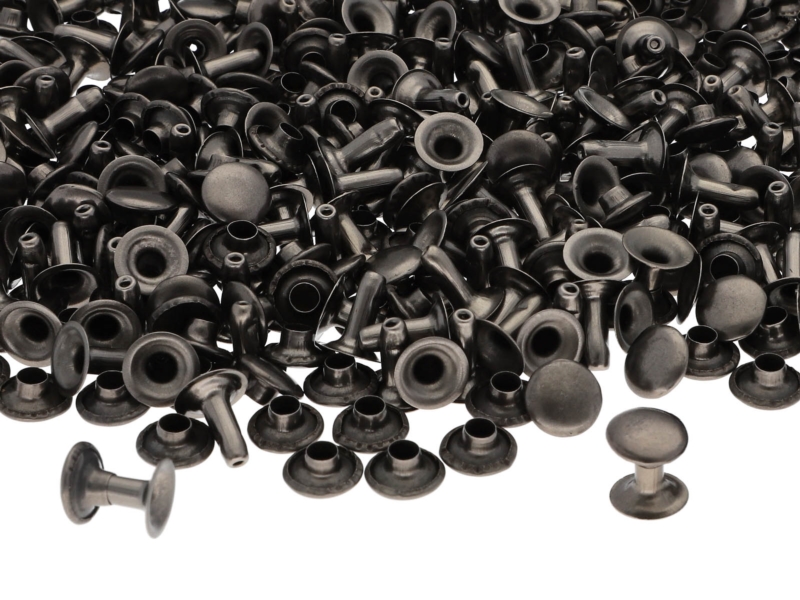 NIETE  EINSEITIG 8/3/9 MM SCHWARZNICKEL