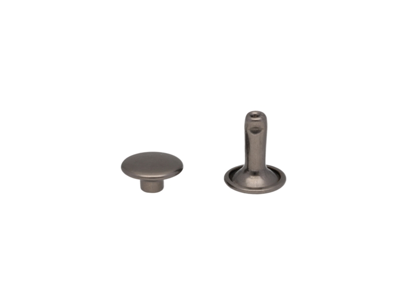 NIETE  ZWEISEITIG LUX 12/4/15 MM SCHWARZNICKEL 1000 ST.