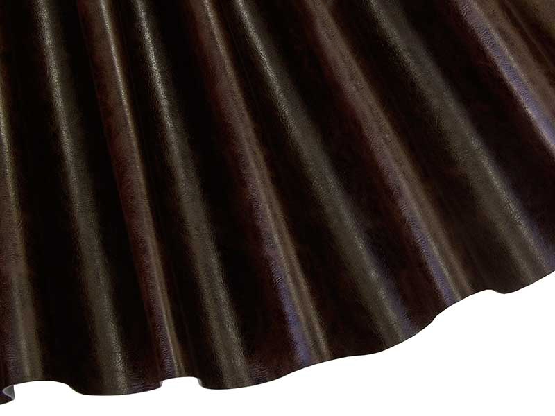UMĚLÁ KŮŽE VINTAGE TMAVĚ HNĚDÁ 07 140 CM 40 M