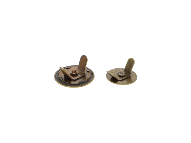 Magnetic button round 14/18 mm old gold 200 pcs