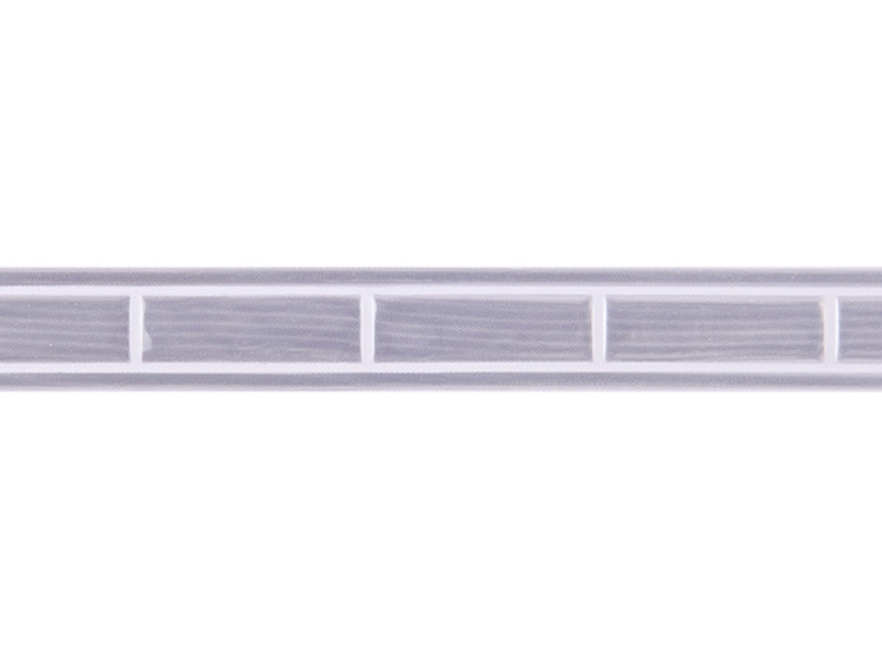 Reflective webbing tape 15 mm silver 50 mb