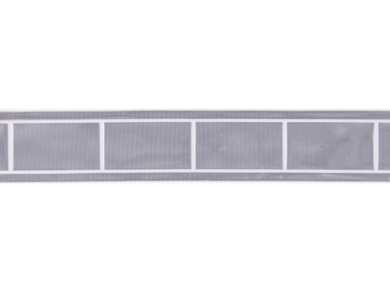 Reflective webbing tape 20 mm silver 50 mb