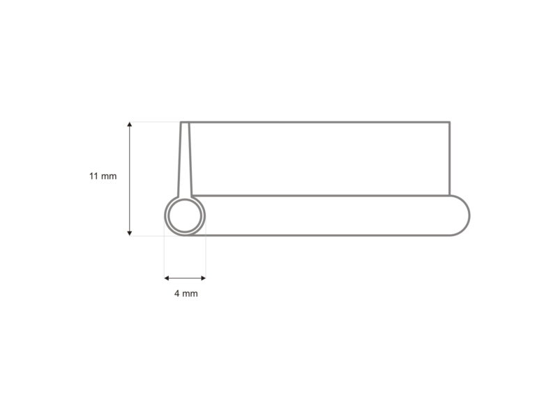 Biesen 10 mm silber 500 lm