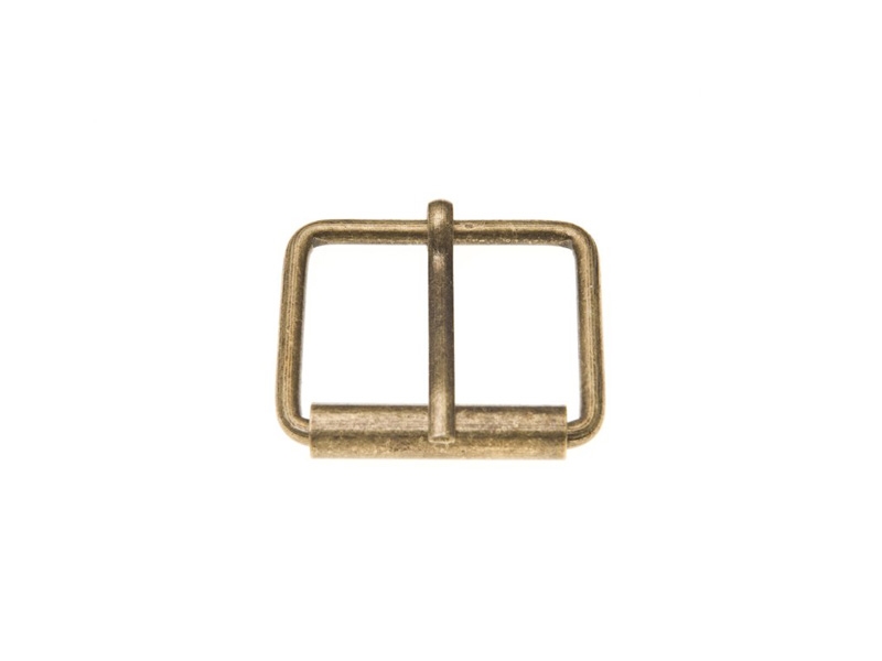 SATTLERSCHNALLE AUS METALL MIT EINEM  HAKEN 30/25/3 MM ALTGOLD DRAHT 100 ST.