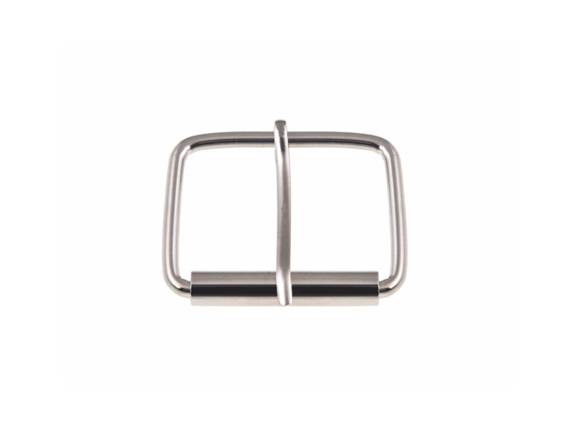 SATTLERSCHNALLE AUS METALL MIT EINEM HAKEN 35/25/3 MM NICKEL DRAHT 100 ST.