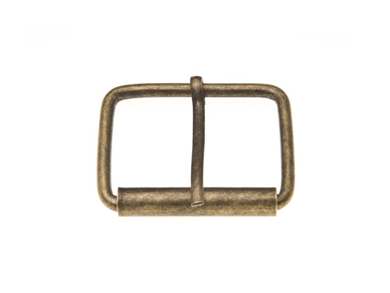 SATTLERSCHNALLE AUS METALL MIT EINEM  HAKEN  40/30/3,5 MM ALTGOLD DRAHT 200 ST.