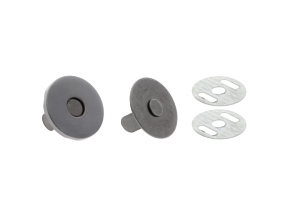 Zapięcie magnetyczne 18/18 mm czarny nikiel