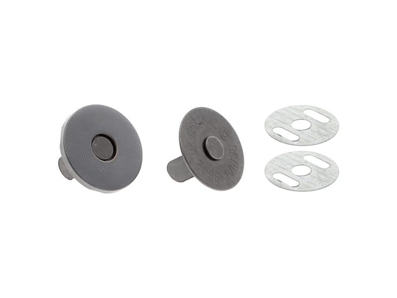 Kulatý magnet 18/18 mm černý nikl 100 ks