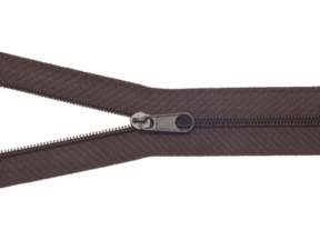 Spirálový zip 3 neoddělitelný bez zámku 18 cm (141) hnědý