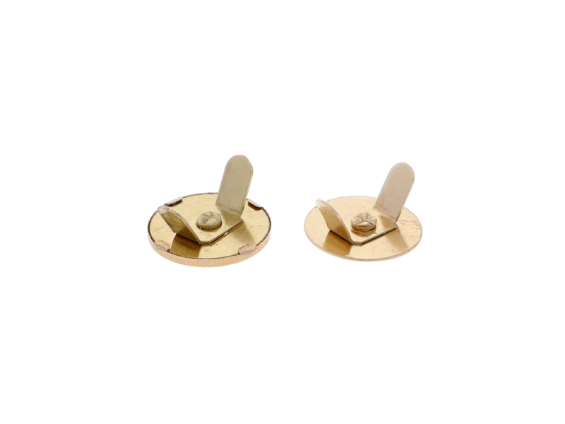 Rundes magnet 18/18 mm licht gold 100 st.