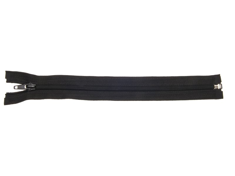 NYLON READY ZIPPER 5 AUTO LOCK OPEN END 35 CM (580) BLACK 50 PCS