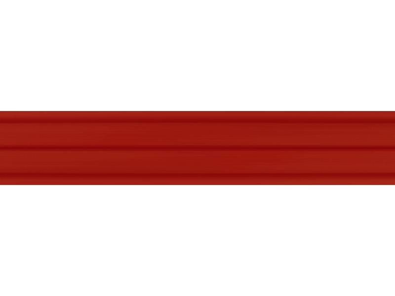 Biesen 10 mm rot