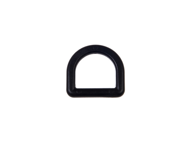 Plastic d-ring 20 mm (0324-8074) aleksy black 100 pcs