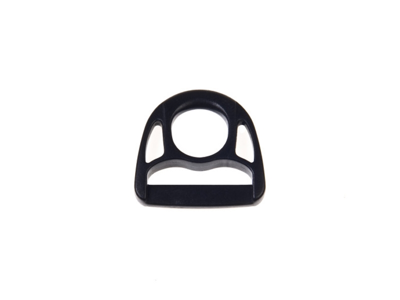 Plastic d-ring 25 mm (0324-8500) robert black 100 pcs