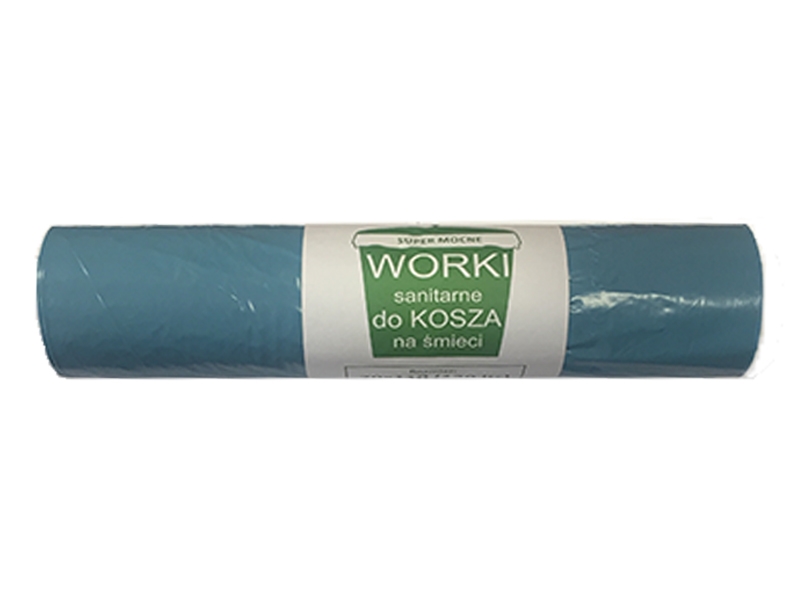 Worki na śmieci niebieskie 70/110 cm 25 worków