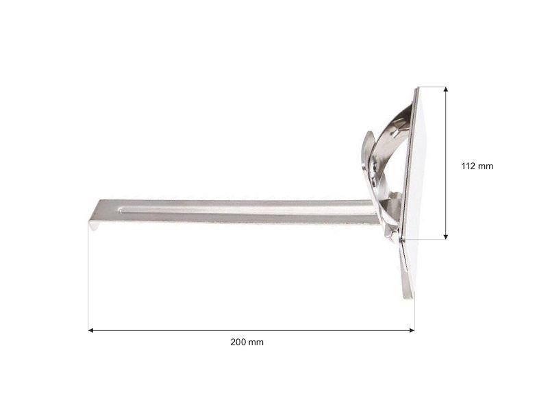 TEXTILNÍ SVORKA SLOUPOVÁ 115 MM KS
