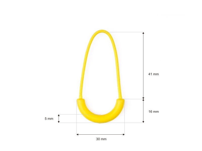 STRING DECORATIVE PULLER  (0217) 611 YELLOW 100 PCS