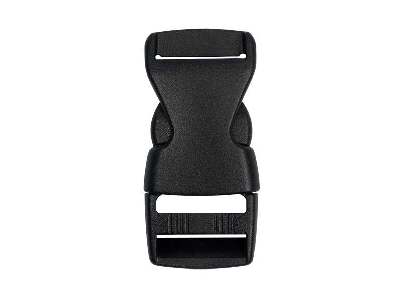 Plastic buckle 25 mm halszka black 100  pcs