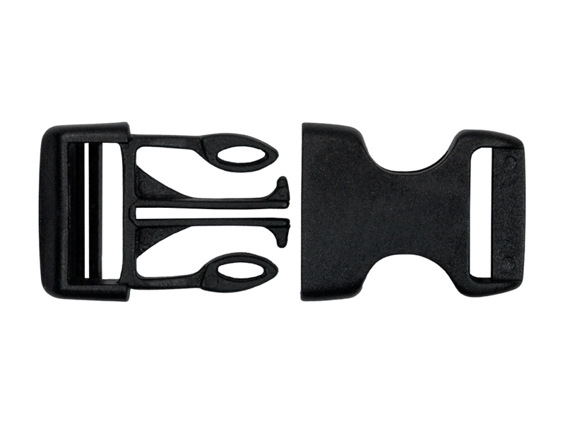 Klamra plastikowa 20x46 mm czarna