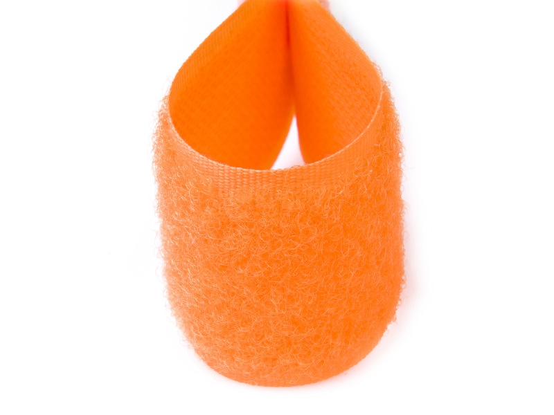 Klettverschluss Pes/Nylon-Schlaufenband 25 mm (1002) neon orange