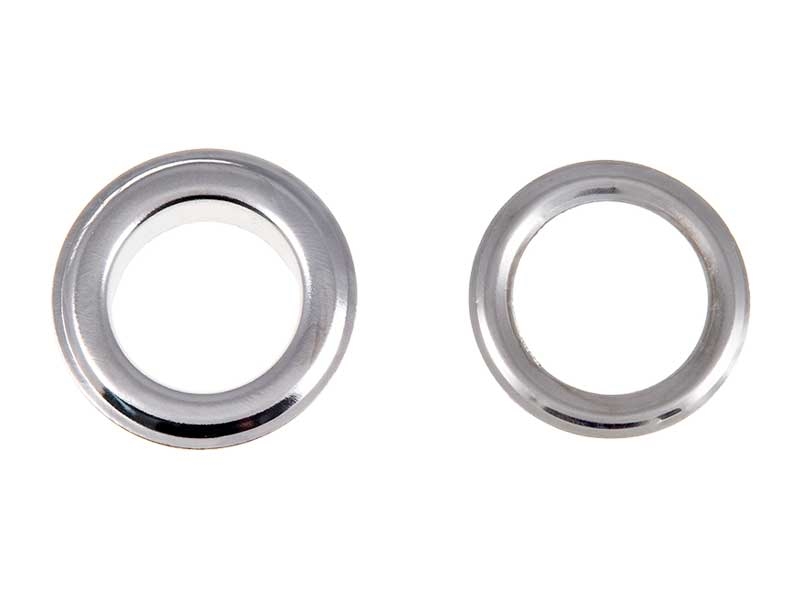ÖSE  AUS METALL MIT UNTERLEGSCHEIBE 18/27/5,8 MM NICKEL 1000 ST.