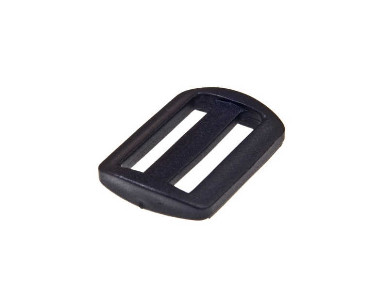 Plastic slide buckle 30/16 mm Ignacy black 100  pcs